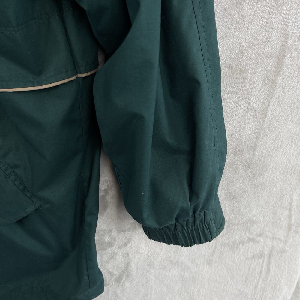 Vintage London Fog Men's Large Green Quilted Chore Jacket 90s Utility Gorpcore - Picture 7 of 16